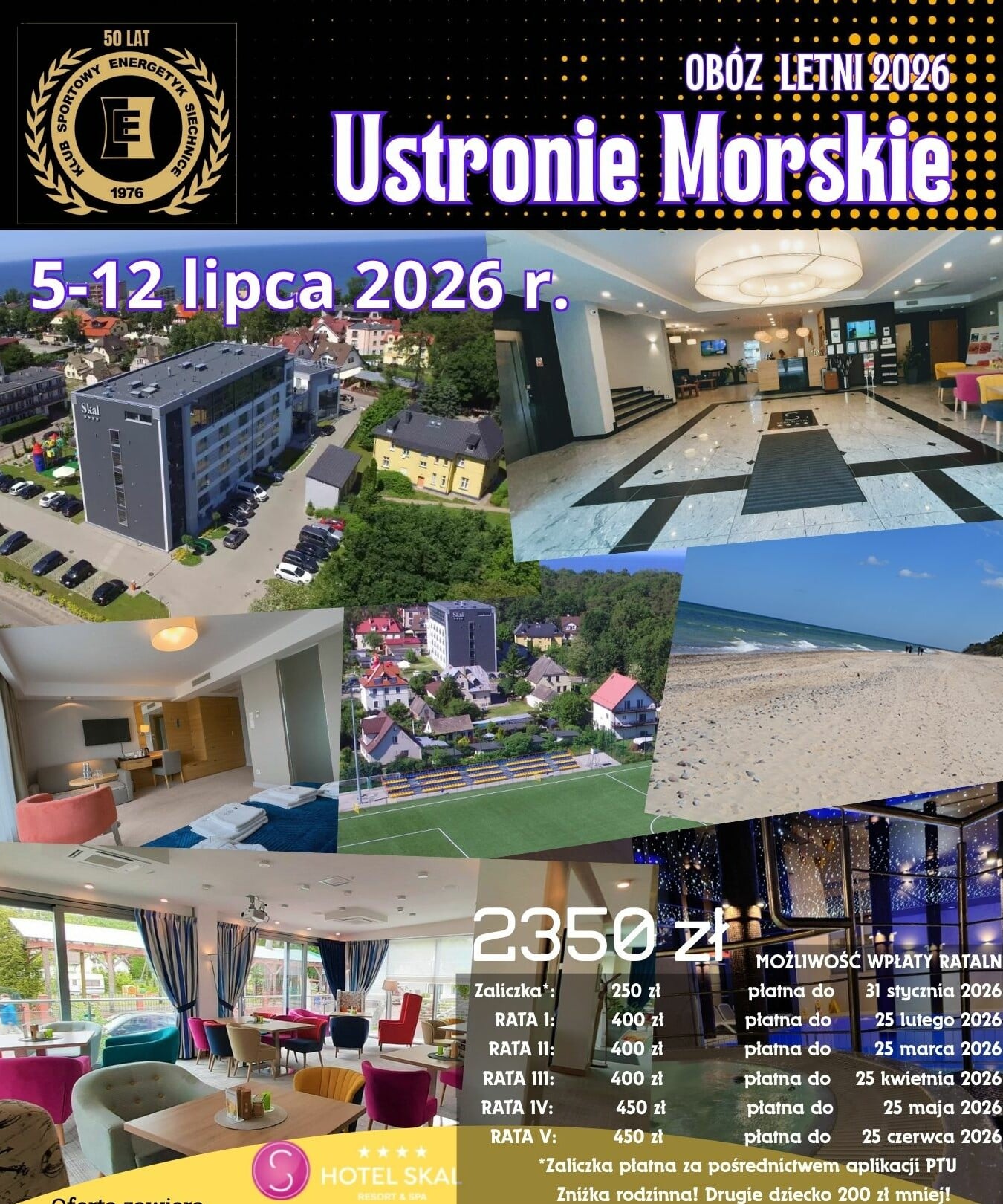 Obóz wakacyjny Ustronie Morskie 2026